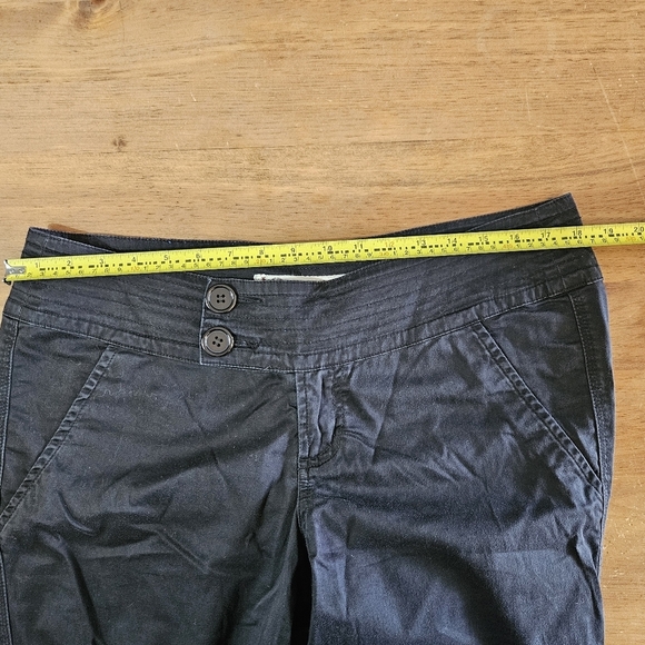 Z. Cavaricci Women's Cropped Cotton Pants Black Size 14 - Picture 8 of 11